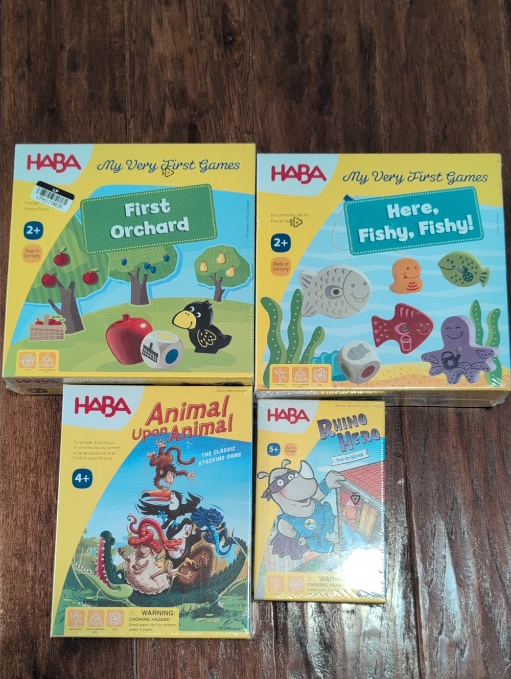 HABA Kids Game Bundle - Colorful Board Game Set